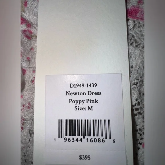 NEWTON DRESS POPPY PINK - Picture 4 of 6